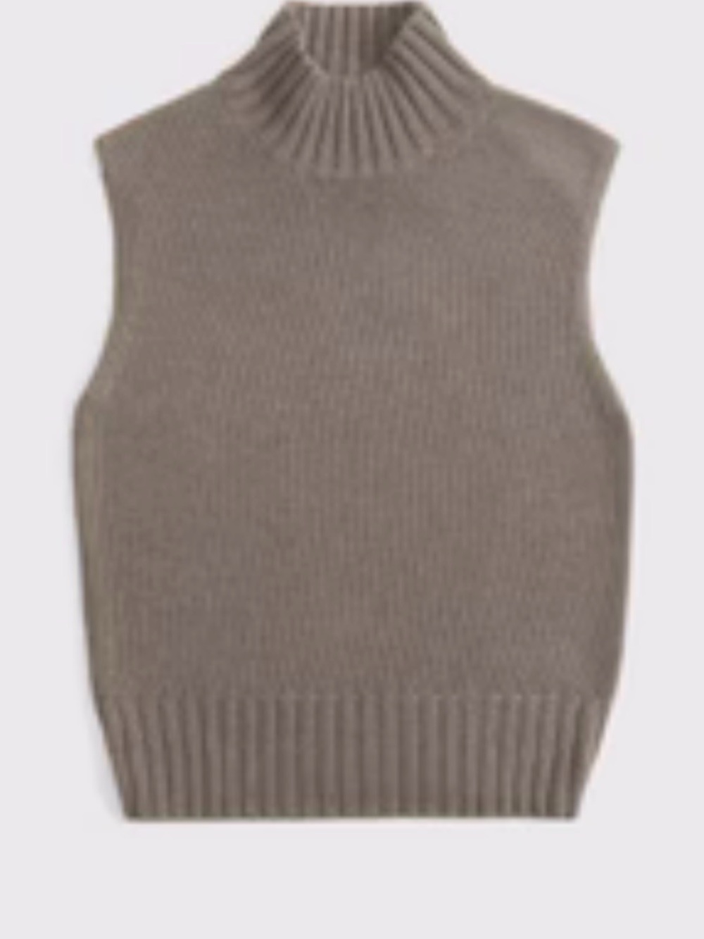 Women's
Abercrombie Mockneck Sweater Shell Top - size S